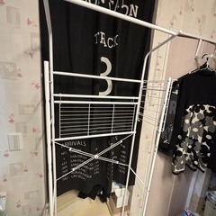 【あげます】ハンガーラック、ランドリーラックの画像