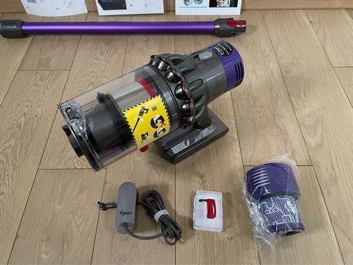 ダイソン ⑥ V10SV12fluffy 新品ストレートパイプ　２タイプヘッドから選択式　新品交換用フィルター　補強型トリガー装着　パ