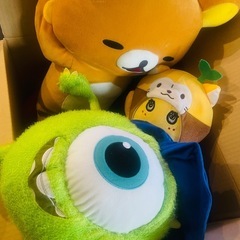 ちいかわぬいぐるみなど色々ダンボール1箱分の画像