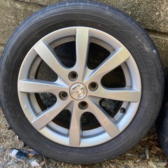 アルミホイルタイヤ付き１５５ー６５Ｒー１４ー７５Ｈの画像