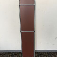 ○ ミラー 鏡 立て掛け鏡 シルバー 縦長 インテリア 縦111×幅22㎝ 中古品(NF251029)Zi-2310の画像