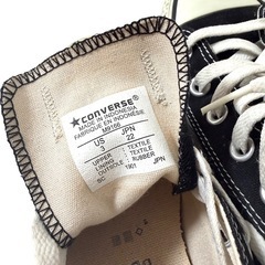 converse コンバース オールスター ベージュ ブラック 22cmの画像