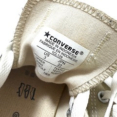 converse コンバース オールスター ベージュ ブラック 22cmの画像