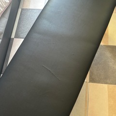 大理石調 ダイニングテーブル＆ベンチシートセット ホワイトの画像