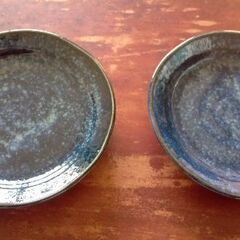 紺色の小皿〜お醤油・タレ付けにの画像