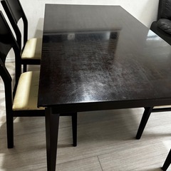 大塚家具　ダイニングテーブルセット　150センチの画像