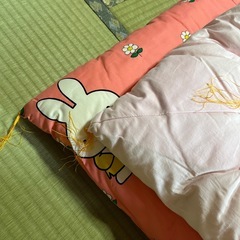 ミッフィー掛布敷布団の画像