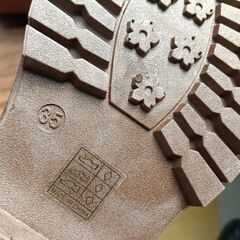 新品 22.5cm レディース ブーツ ブラウン 厚底 シューズ ショートブーツ【B078-Z】の画像