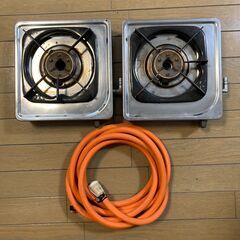 【パロマ】一口ガスコンロ ２台セット