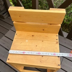 子ども用　自作チェアの画像