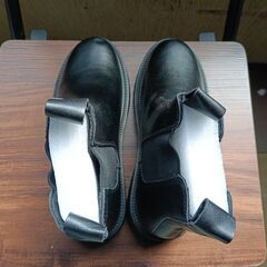 新品 23cm レディース ブーツ ブラック 厚底 シューズ ショートブーツ【B079-Z】の画像