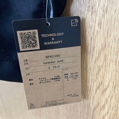 新品未使用　ノースフェイス　　ブラック　NP62360 Lの画像