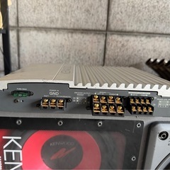 ケンウッドアンプ、ウーハーの画像