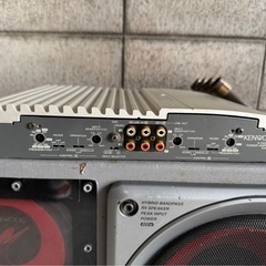 ケンウッドアンプ、ウーハーの画像