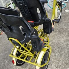 ふたごじてんしゃ チャイルドシート付の画像