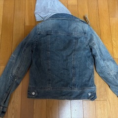 デニム　ライダース　ジャケットの画像