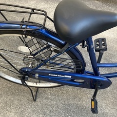 ママチャリ　26インチ　オートライト　ネイビーの画像