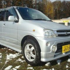 テリオスキッド　カスタムターボ ４ＷＤ ＡＴ　走行距離　１０２０５０ｋｍ　車検Ｒ９年１０月の画像