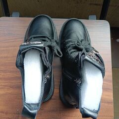 新品 22cm レディース ブーツ ブラック 厚底 シューズ ショートブーツ【B080-Z】の画像