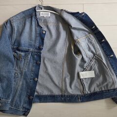 【美品】Maison Margiela ノーカラー デニムジャケットの画像