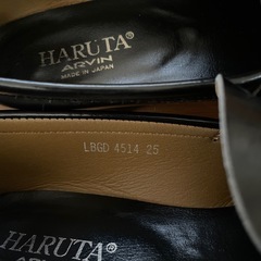 ハルタ　ローファー　25.0EE 黒の画像