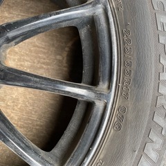 スタッドレスタイヤ（美品）とちゅうこ中古ホイール4本セット の画像