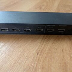 ＊引き取り限定　4K60Hz対応 外部音声出力付 4入力1出力 HDMIセレクターの画像