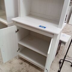 リユースのサカイ栃木店★ジモティ割あり★ IKEA レンジ台 ホワイト W80×D47.5×H190 クリーニング済み TC11344の画像