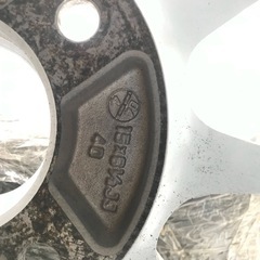 軽量☆美品☆ENKEI エンケイ ES-TARMAC ESターマック 16インチ 8J OFF +43 PCD 114.3 4H 225/45R16 Sタイヤ インテグラ シルビア マークⅡの画像