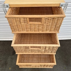 無印良品　ステンレスユニットシェルフ　ケース付き　の画像