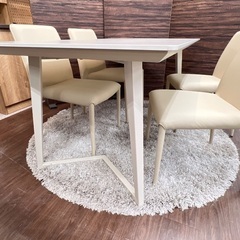 【トレファクいわき平店】HIKARI(ヒカリ)ダイニング5点セットが入荷しました！の画像