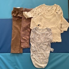 ベビー服 80 秋冬 女の子 まとめ売りの画像