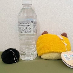 新品　となりのトトロ　ネコバスループタオルとまっくろくろすけのようなキーホルダーの画像