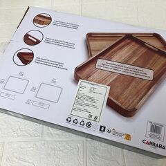 OMT アカシアウッドトレー 2個セットの画像