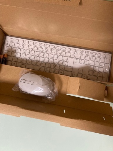 デル　キーボード　Dell ワイヤレス キーボード&マウス　KM5221W ホワイト