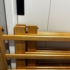 ベビーサークル　木製　工具不要　　の画像