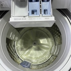 J2301 Panasonic パナソニック　8kg 2019年製　縦型洗濯機風乾燥つき付きの画像
