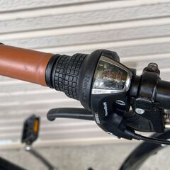 GRAPHIS ２６インチ 折りたたみシティサイクル 6段変速 GR-CITY-OT-26BK　自転車の画像