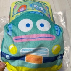 ハンギョドン　バス　ぬいぐるみ　バス型BIGクッションの画像