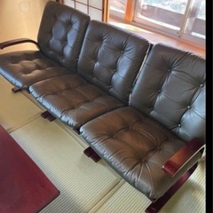 【取引中】冨士ファニチア / FUJI FURNITURE ビンテージ　1人がけソファーの画像