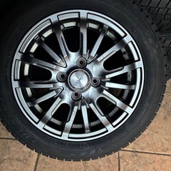 バリ山　イボ付きのスタッドレスアルミセット四本の画像