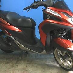 YAMAHA トリシティ125 赤 エンジン始動動画 自賠責保険...