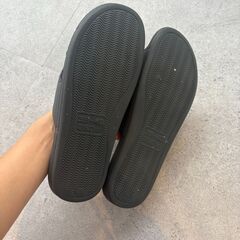 【※11月30日受付終了】北欧スリッパ Lサイズ 2足セット黒の画像