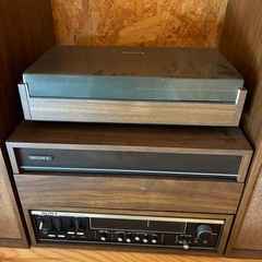 SONY 1970年代ステレオセットの画像