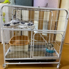 子猫用ケージ 一式　中古の画像