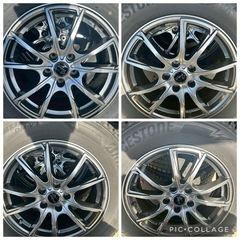 ハリアーRAV4 cx-5 スタッドレス　2022年225/65R17 スタッドレスブリザック 2022年製　岐阜rav4ハリアーの画像