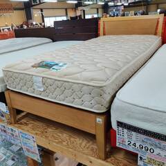 【愛品倶楽部柏店】シングルベッド 「F:ニトリ」「M:フランスベ...