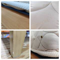 【愛品倶楽部柏店】シングルベッド 「F:ニトリ」「M:フランスベッド ハイグレード Z-HIスプリング」 フレーム＆マットレスSETの画像