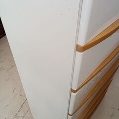 リユースのサカイ栃木店★ジモティ割あり★  タンス ホワイト×ベージュ W80×D46×H133.5 クリーニング済み TC11347の画像