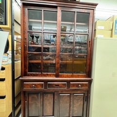 🌻ビッグワンセール開催予告🌻【北海家具・食器棚】　49300円